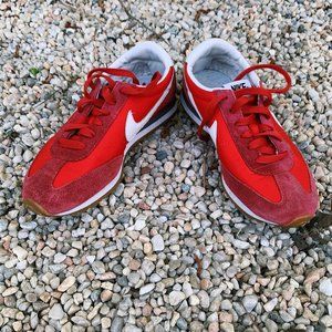 Red Nike Retro Sneakers